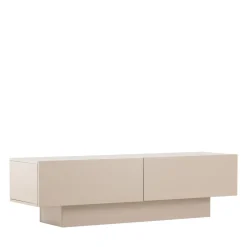 CUENCA Meuble TV 2 portes battantes en bois L160cm