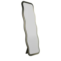 CURVI Miroir sur pieds en bois 50x160cm