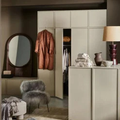DAILY Armoire 2 portes, 2 tiroirs en bois H200cm