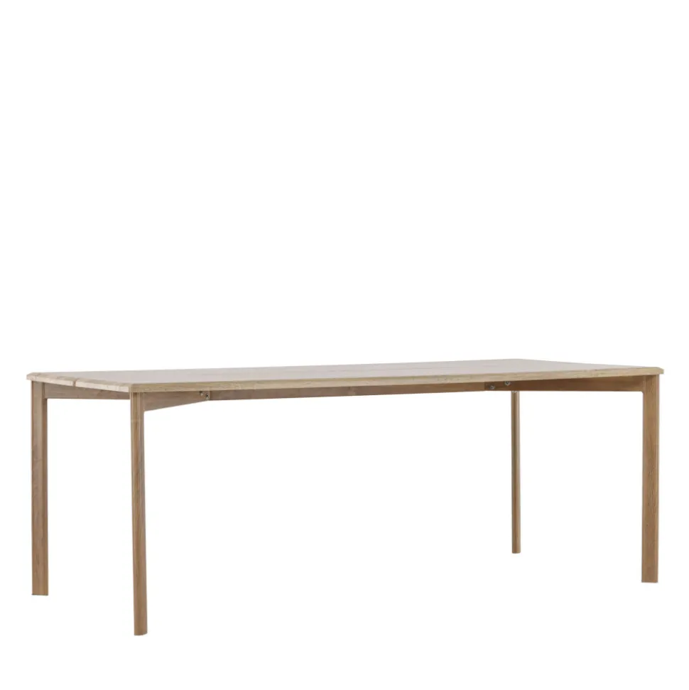 DAMON Table à manger 8 personnes en bois