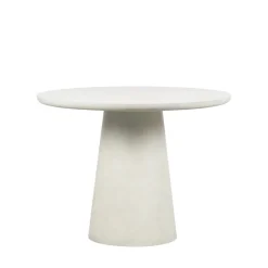 DAMON Table à manger en fibre d'argile ø100cm