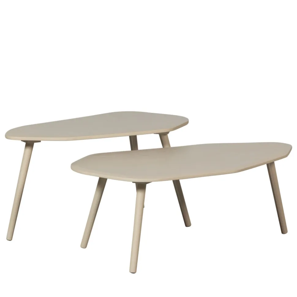 DAVINA Table basse organique en bois