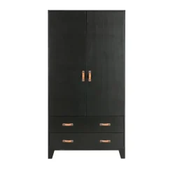 DIAN Armoire vestiaire pour enfant 2 portes 2 tiroirs