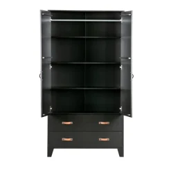 DIAN Armoire vestiaire pour enfant 2 portes 2 tiroirs