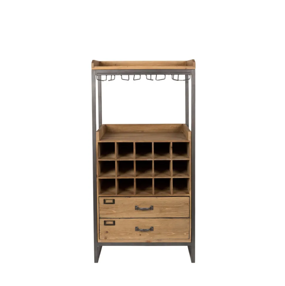 EDGAR Armoire bar à vin vintage