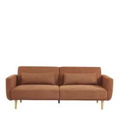 EMMA Canapé convertible 3 places en tissu