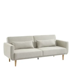 EMMA Canapé convertible 3 places en tissu