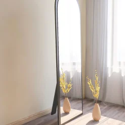 EMRI Miroir sur pieds en bois 50x160cm