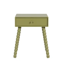 ENKO Table de chevet 1 tiroir en bois
