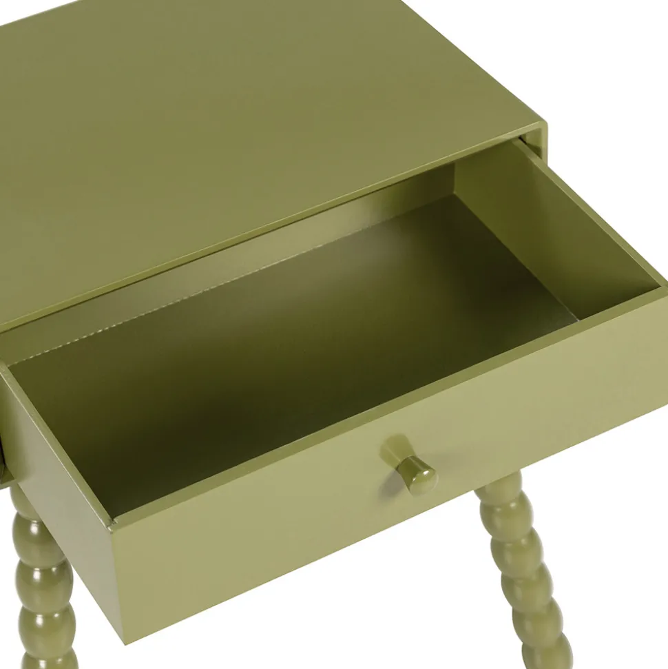 ENKO Table de chevet 1 tiroir en bois