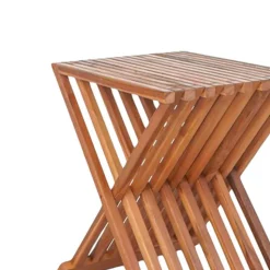 ERTO Tabouret en teck H45cm