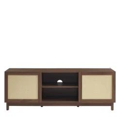ESTELA Meuble TV 2 portes en bois L150cm