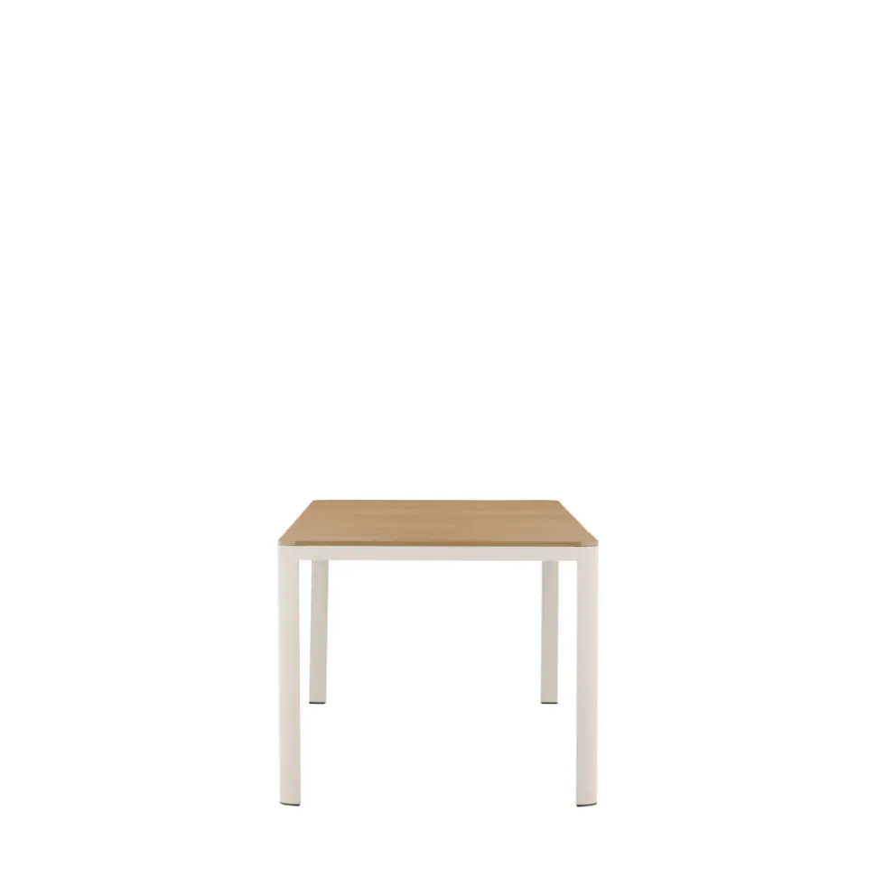 ETNA Table à manger de jardin 8 personnes en aluminium
