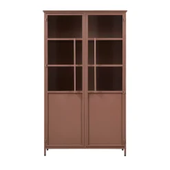 EXHIBIT Vitrine 2 portes en métal H170cm