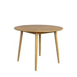 FABIO Table à manger 2 personnes ronde en bois