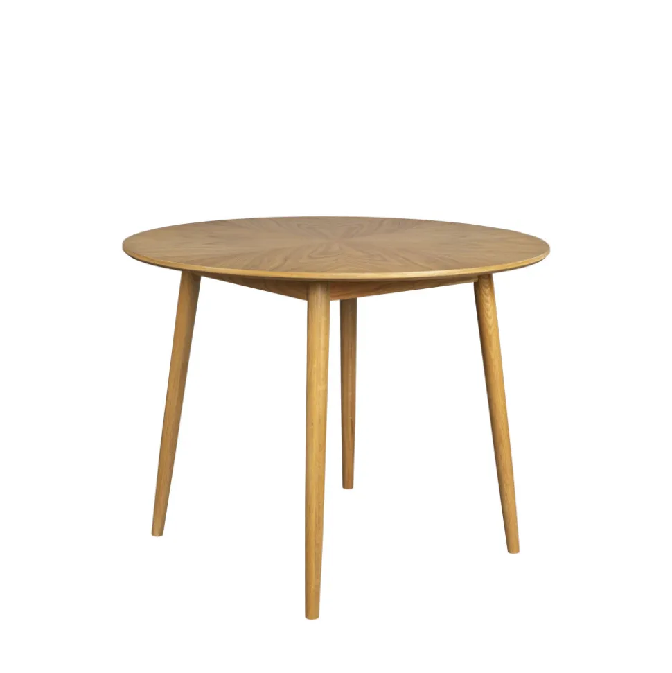 FABIO Table à manger 2 personnes ronde en bois