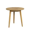 FABIO Table d'appoint ronde en bois ø50cm