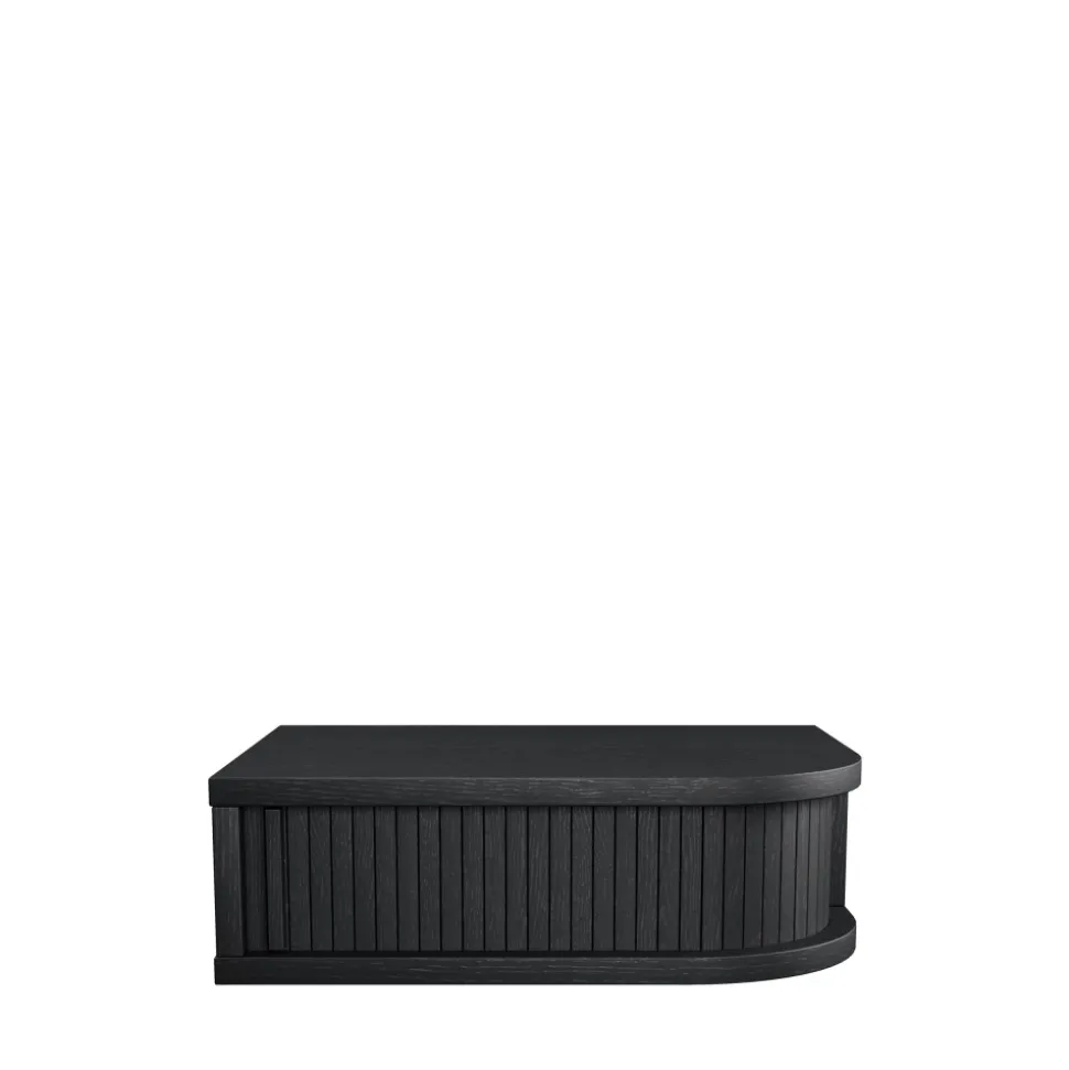 FARSTA TAMBOUR Table de chevet murale en bois
