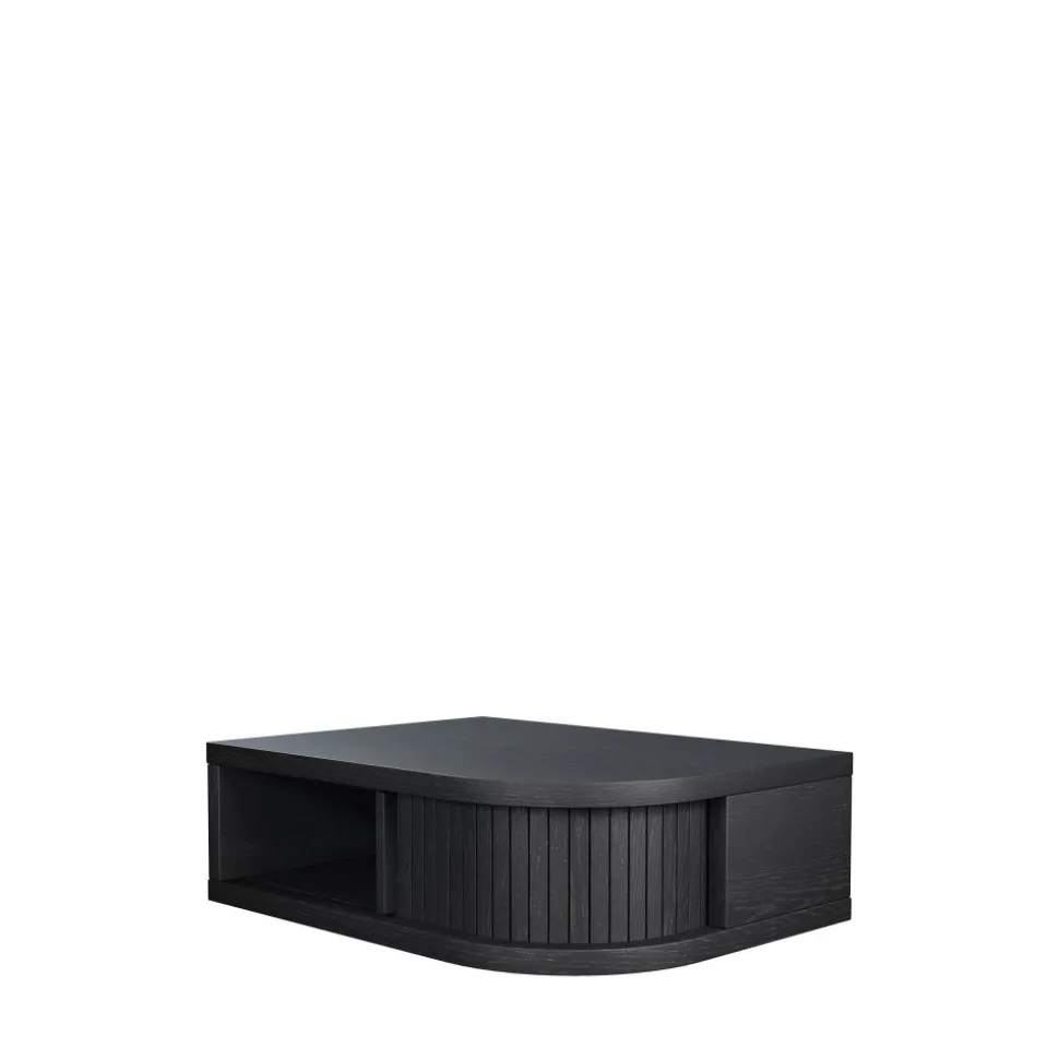 FARSTA TAMBOUR Table de chevet murale en bois