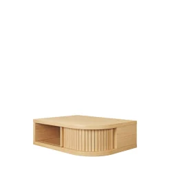 FARSTA TAMBOUR Table de chevet murale en bois
