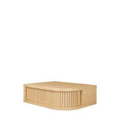 FARSTA TAMBOUR Table de chevet murale en bois