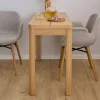 FIKA Table à manger extensible 2 à 4 personnes en bois 120x45-90cm