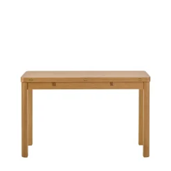 FIKA Table à manger extensible 2 à 4 personnes en bois 120x45-90cm