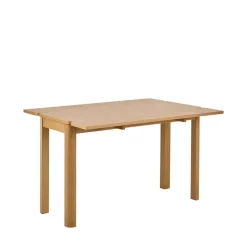 FIKA Table à manger extensible 2 à 4 personnes en bois 120x45-90cm