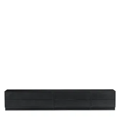 FINCA Meuble TV en bois massif de pin L100cm