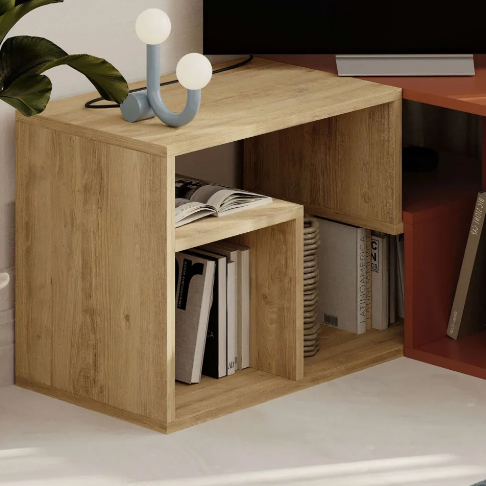 FLEX Meuble TV modulable en bois L145cm