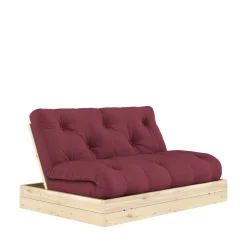 FLIP Canapé convertible 2,5 places en tissu et bois