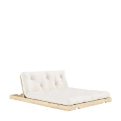 FLIP Canapé convertible 2,5 places en tissu et bois