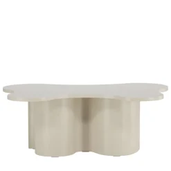 FLOW Table basse organique en bois 120x80cm