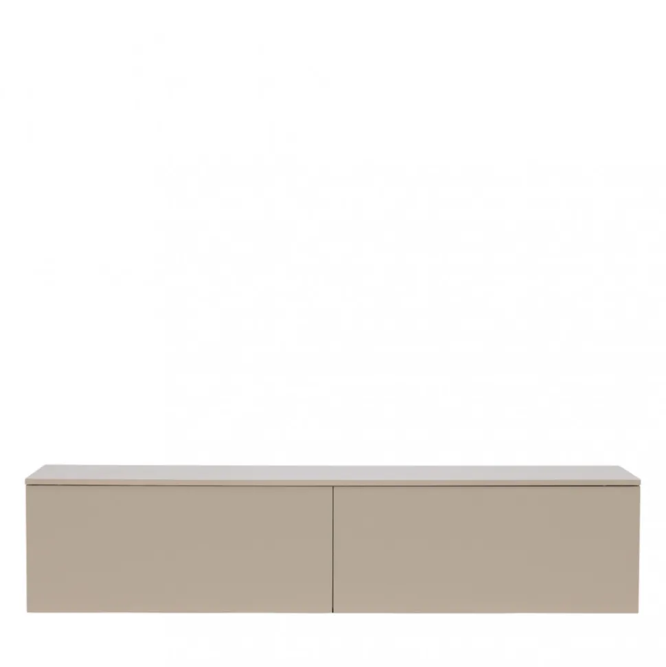 FRIHAMN Meuble TV suspendu 2 tiroirs en bois L160cm