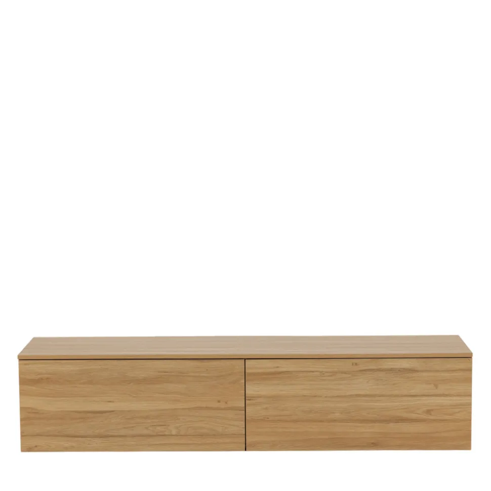 FRIHAMN Meuble TV suspendu 2 tiroirs en bois L160cm