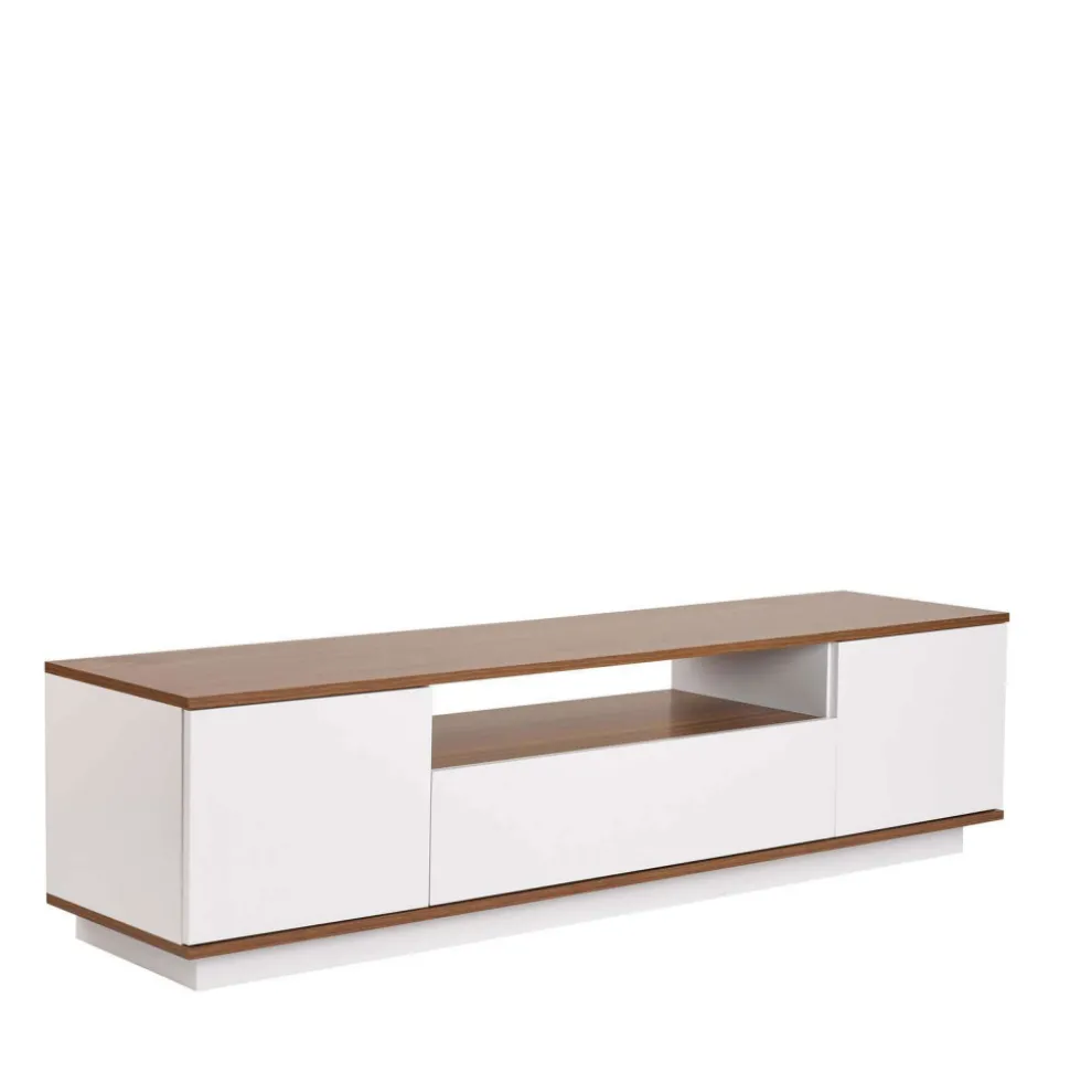 FRITZ Meuble TV 3 portes en bois L180cm