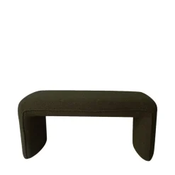 FULL Banc rembourré en tissu bouclette L100cm