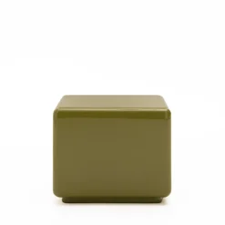 GAIA Table d'appoint carrée laquée 40x40cm