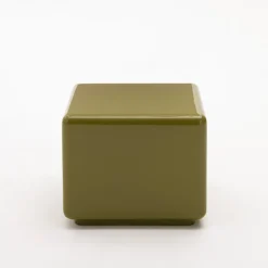 GAIA Table d'appoint carrée laquée 40x40cm