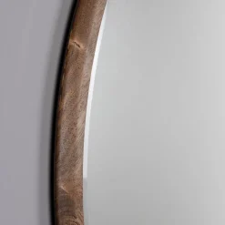 GALE Miroir rond en bois ø80cm