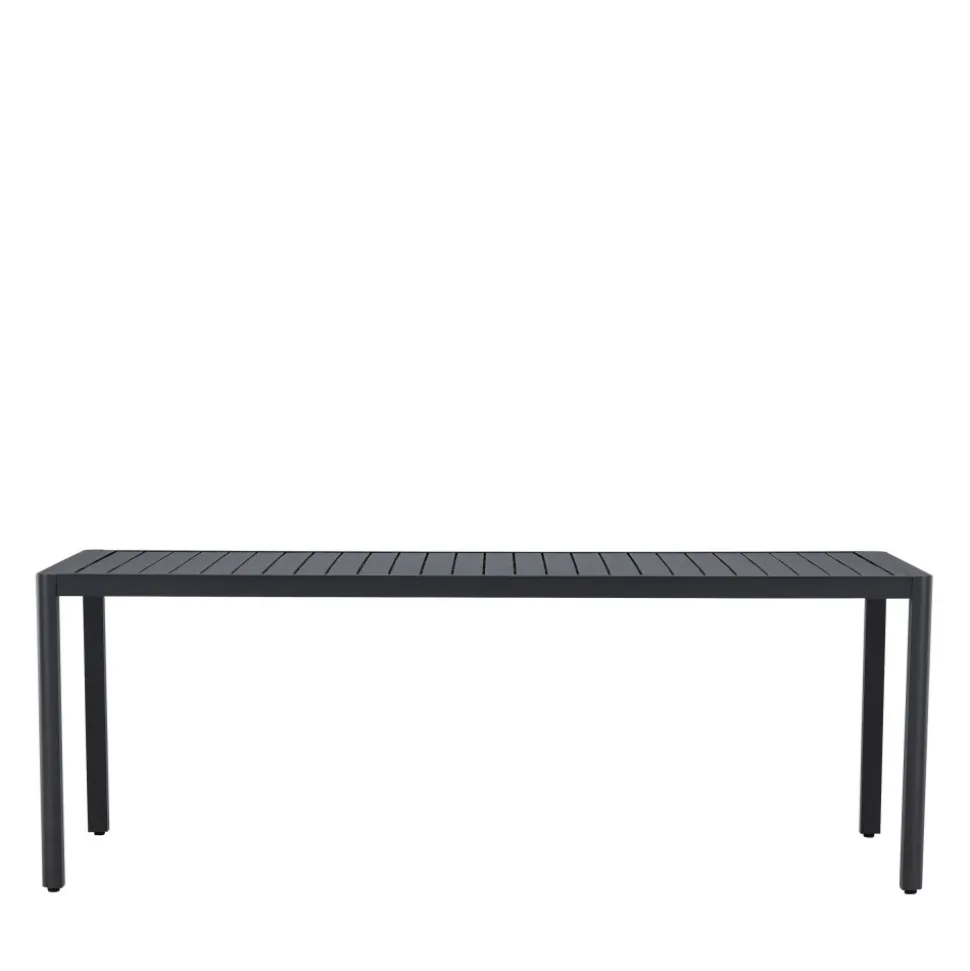 GIARDINI Table à manger de jardin 8 personnes en aluminium