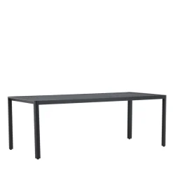 GIARDINI Table à manger de jardin 8 personnes en aluminium