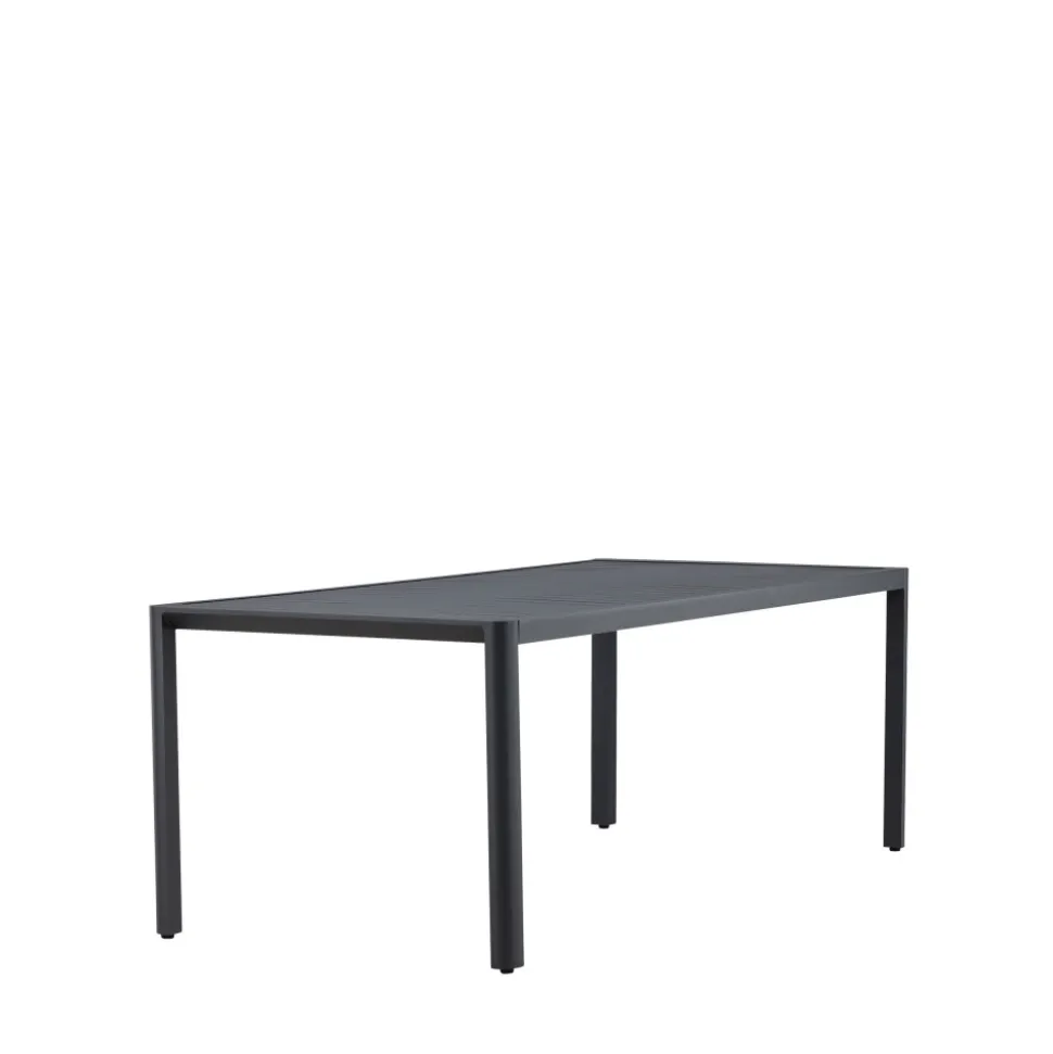 GIARDINI Table à manger de jardin 8 personnes en aluminium