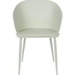GIGI Lot de 2 chaises en résine et métal