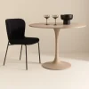 GLADE Table à manger ronde 4 personnes en bois et métal ø100cm