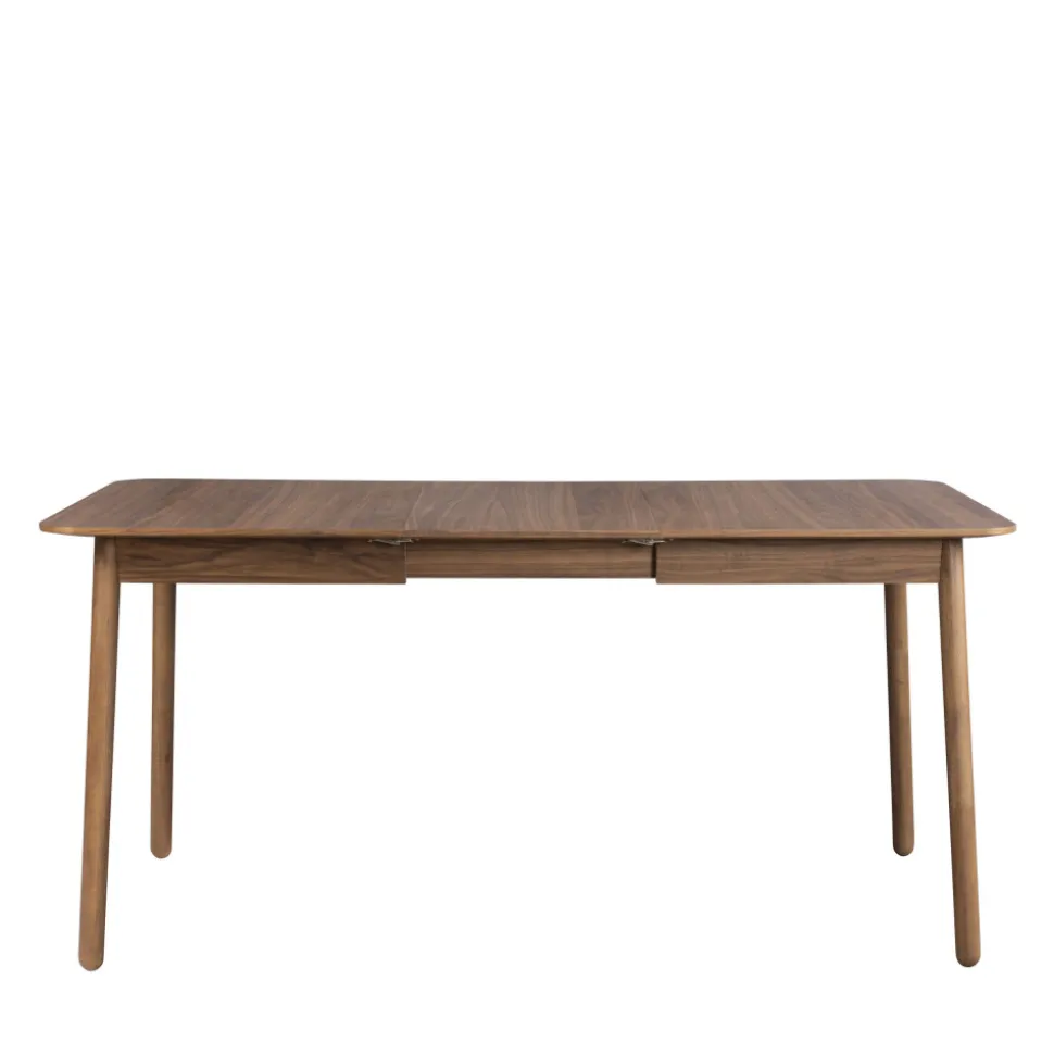 GLIMPS Table à manger extensible 4 à 6 personnes 120-162x80cm en bois