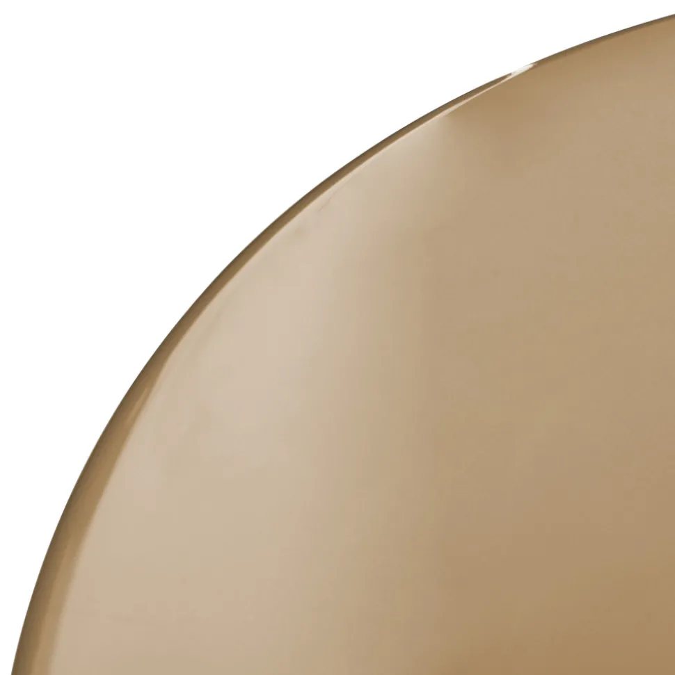 GLOSSI Table à manger 6 personnes ovale en bois laqué