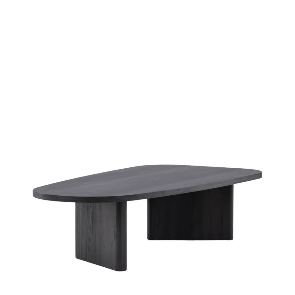 GRONVIK Table basse organique en bois 130x65cm