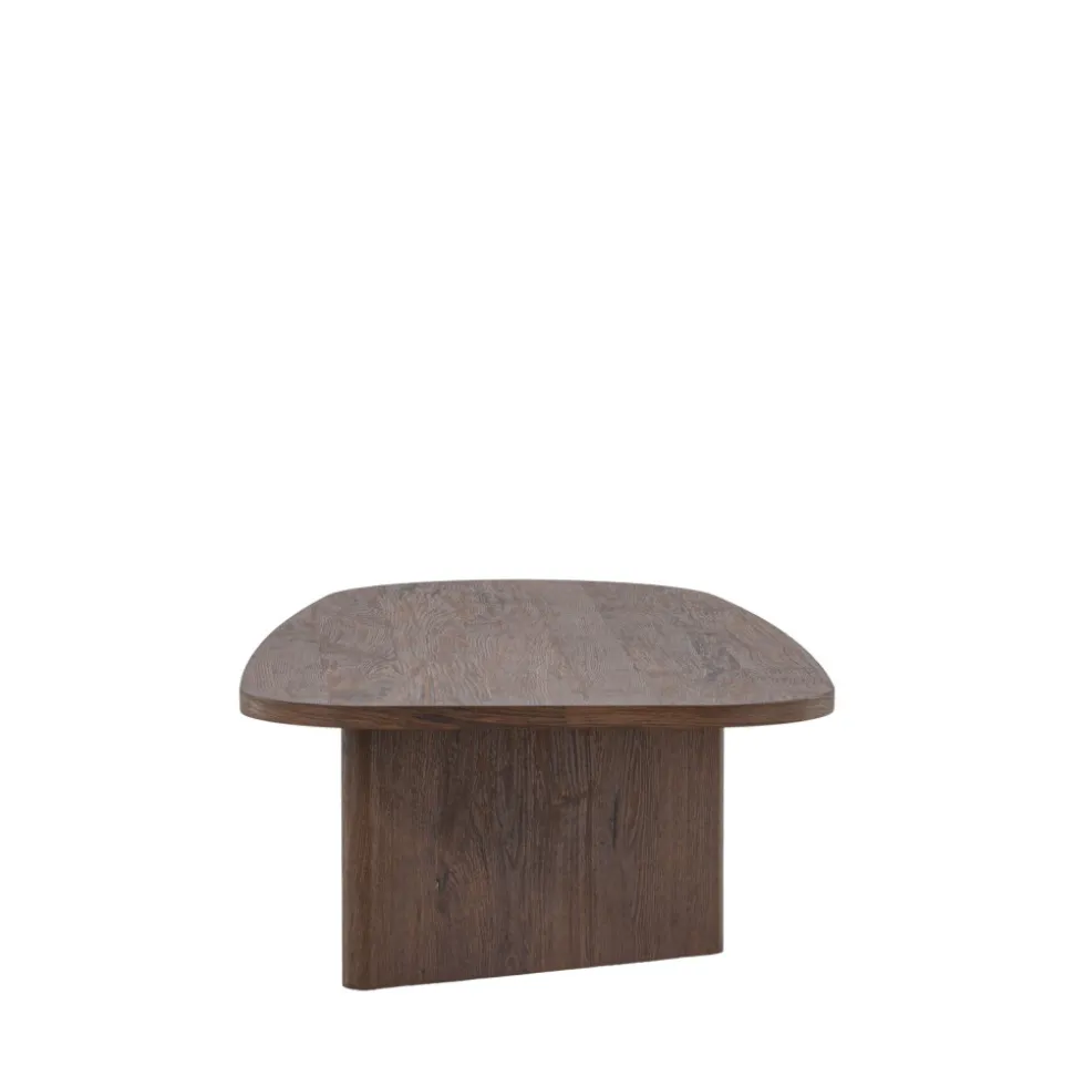 GRONVIK Table basse organique en bois 130x65cm