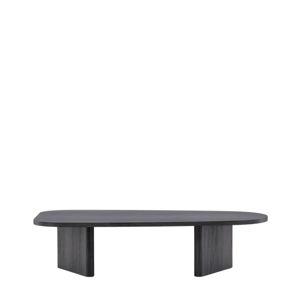GRONVIK Table basse organique en bois 130x65cm